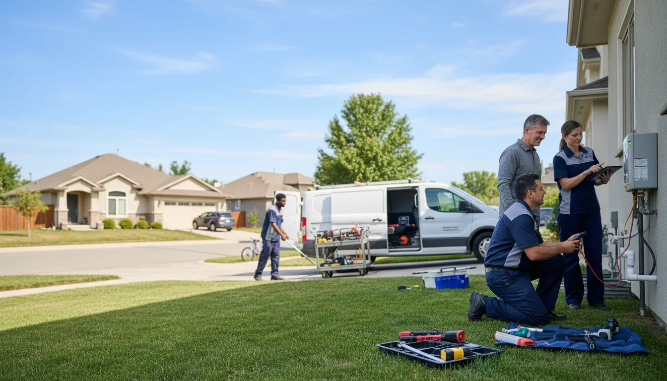 Tankless water heater service in Browerville, MN